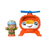 FISHER PRICE LITTLE PEOPLE VEHICUL ELICOPTER 10CM